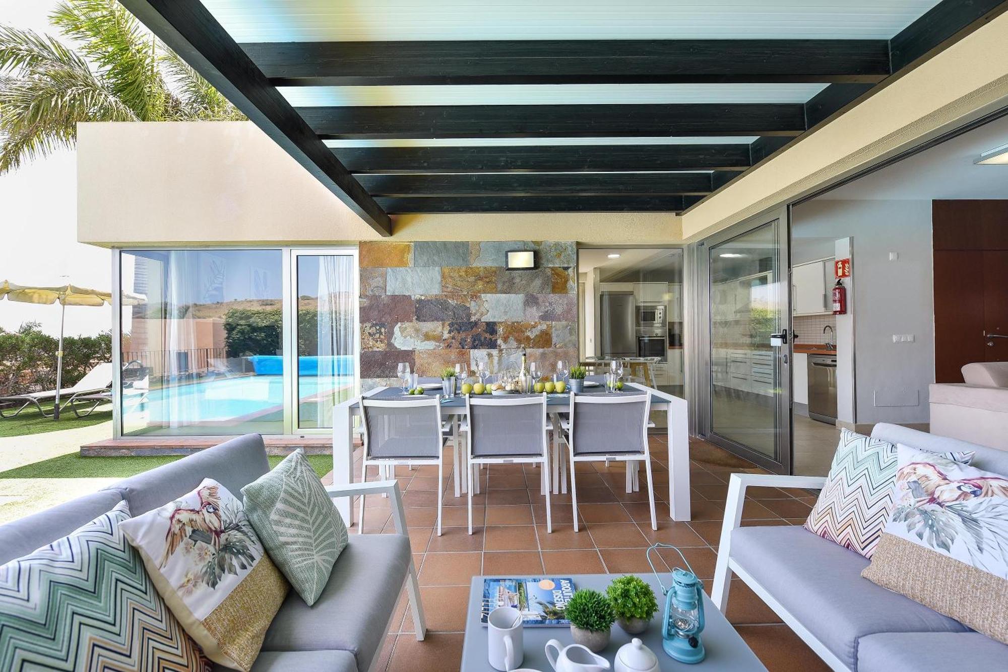 Villa Salobre Golf Dos Luxury Retreat In Gran Canaria Private Outdoor Heatable Pool Bbq Facilities Shaded Outdoor Dining Area Salobre Golf,