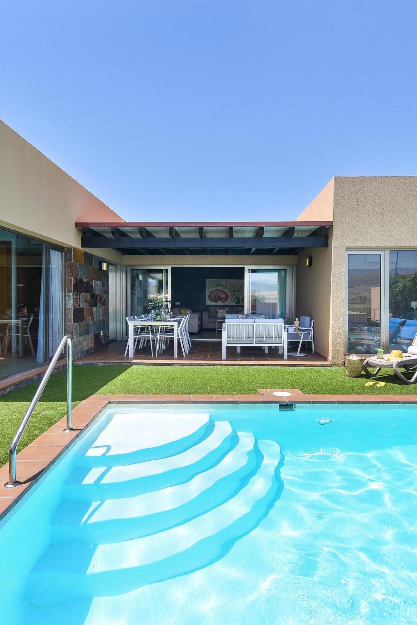 Salobre Golf Dos Luxury Retreat In Gran Canaria Private Outdoor Heatable Pool Bbq Facilities Shaded Outdoor Dining Area Salobre Golf, *